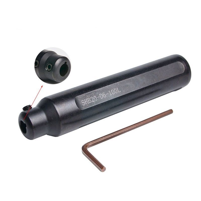 4.0mm-8.0mm直径カービッド掘削ツール SHB16-D6-L100 精密加工のための掘削棒ツールホルダー